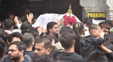 NEW DELHI, INDIA - JULY 29, 2024: Muslim devotees take part in a mourning procession marking the day of Ashura, 10 Muharram-ul-Haram, at Shia Jama Masjid Kashmiri Gate, on July 29, 2023 in New Delhi, India. Ashura mourns the death of Imam Hussein. clipart