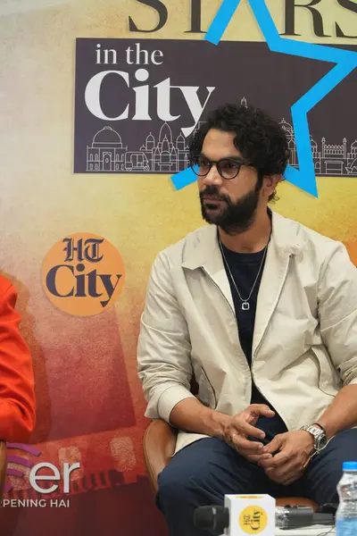 stock image Bollywood actors Shraddha Kapoor and Rajkummar Rao during  promotion of movie Stree 2, on August 13, 2024 in NEW DELHI, India. 