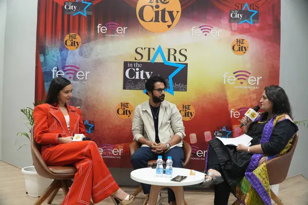 stock image Bollywood actors Shraddha Kapoor and Rajkummar Rao during  promotion of movie Stree 2, on August 13, 2024 in NEW DELHI, India. 