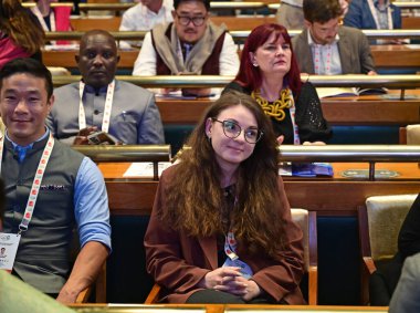 SRINAGAR INDIA Mayıs 22 2023 G20 delegeleri Sher e Kashmir Uluslararası Kongre Merkezi SKICC 'de 22 Mayıs 2023 tarihinde Srinagar Hindistan' da Waseem Andrabi Hindustan Times 