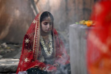NOIDA INDIA MAYIS 19 Mayıs 2023 Vat Savitri Puja vesilesiyle bir ağacın altında dua eder 19 Mayıs 2023 tarihinde Noida Hindistan 'da bir Shiv mandir fotoğraf Sunil Ghosh Hindustan Times 