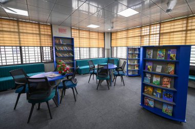 YENİ DELHI INDIA 29 MAYIS 2023 Rana Pratap Rajkiya Sarvoda Kanya Bal Vidhyalaya 'nın Yeni Binası' nda 29 Mayıs 2023 tarihinde Sanchit Khanna Hindustan Times tarafından Yeni Delhi 'de Atishi Eğitim Bakanı tarafından Rithala' da açıldı. 