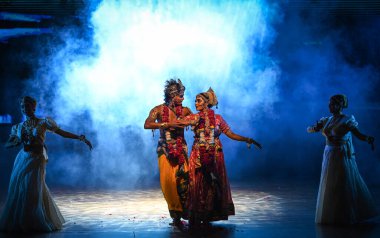 YENİ DELHI INDIA 26 AĞUSTOS 2024 Sanchit Khanna Hindustan Times 'ın Sanchit Khanna Hindustan Times tarafından Yeni Delhi' deki Mandi House 'da Krishan Janamashtmi münasebetiyle 