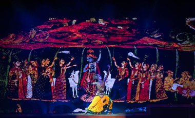 YENİ DELHI INDIA 26 AĞUSTOS 2024 Sanchit Khanna Hindustan Times 'ın Sanchit Khanna Hindustan Times tarafından Yeni Delhi' deki Mandi House 'da Krishan Janamashtmi münasebetiyle 