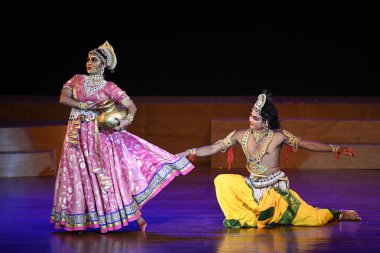 YENİ DELHI INDIA 26 AĞUSTOS 2024 Sanchit Khanna Hindustan Times 'ın Sanchit Khanna Hindustan Times tarafından Yeni Delhi' deki Mandi House 'da Krishan Janamashtmi münasebetiyle 