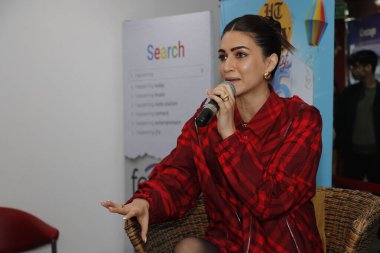 NEW DELHI INDIA FEBRUARY 12024 Bollywood aktörü Kriti Sanon, HT City 'nin gelecek filmi Teri Baaton Mein Aisa Uljiya' nın tanıtımı için 1 Şubat 2024 'te Dhruv tarafından Yeni Delhi' de Hindistan 'da çekilmiştir.