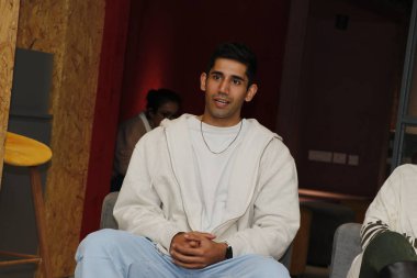 NEW DELHI INDIA FEBRUARY 2 2024  Bollywood actor Varun Sood during an exclusive interview with HT City for the promotion of upcoming thriller series Karmma Calling on February 2 2024 in New Delhi India Photo by Dhruv Sethi Hindustan Times  clipart