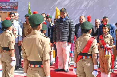 NEW DELHI INDIA 6 Şubat 2024 'te Sanchit Khanna Hindustan' dan Sanchit Khanna Hindustan 'ın 6 Şubat 2024' te Paschim Vihar 'da Dr. BR Ambedkar Özel Mükemmellik Okulu' nun yeni binasının açılışı sırasında Delhi Arvind Kejriwal Başkanı