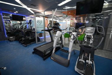 NEW DELHI INDIA FEBRUARY 11 2024 A view inside the Center for Sports injury as Jyotiraditya Scindia Minister of Civil Aviation inaugurates it at Safdarjung Enclave on February 11 2024 in New Delhi India Photo by Sanchit Khanna Hindustan Times  clipart