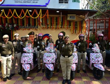 NEW DELHI INDIA ŞAHI Şraddhanand Marg 'daki tüm kadın polis karakollarında 18 Şubat 2024 tarihinde Yeni Delhi Hindistan VK Saxena, tüm bu olanlardan sonra Delhi polisinden AWPPs kurmasını istediğini söyledi.