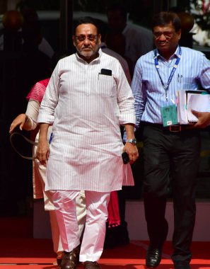 MUMBAI INDIA FEBRUARY 26 Şubat 2024 NCP genel başkanı Nawab Malik, 26 Şubat 2024 tarihinde Vidhan Bhavan Devlet Meclisi 'nin ilk gününde Mumbai Hindistan' da Bhushan Koyande Hindustan Times tarafından çekilmiştir.