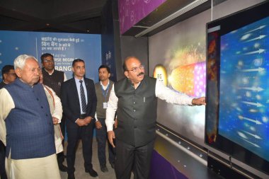 28 Şubat 2024 'te Patna Hindistan' da yapılan yenileme çalışmalarının ardından Patna Planetaryumu olarak da bilinen Indira Gandhi Planetaryumu 'nda 28 Şubat 2024' te Santosh Kumar Hindustan Times tarafından çekilmiştir.