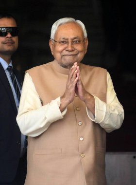 PATNA INDIA FEBRUARY 29 Şubat 2024 Bihar Genel Sekreteri Nitish Kumar, 29 Şubat 2024 'te Bihar Meclis' teki Bütçe Toplantısına katılmak üzere Santosh Kumar Hindustan Times tarafından çekilmiştir.