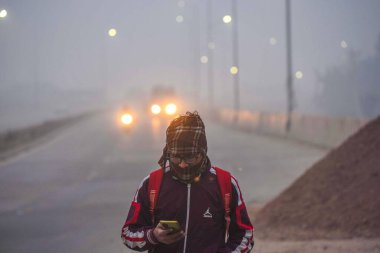 GURUGRAM INDIA 11 Ocak 2024 Umang Bhardwaj Chowk Fotoğraf: Parveen Kumar Hindustan Times 