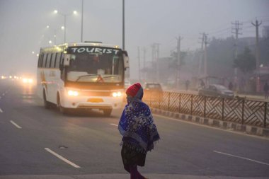 GURUGRAM INDIA 11 Ocak 2024 Umang Bhardwaj Chowk Fotoğraf: Parveen Kumar Hindustan Times 