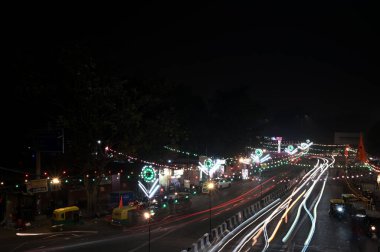 NEW DELHI INDIA HAZİRAN 21 HAZİRAN 2024 Yamuna Bazar Eski Delhi 'deki dekoratif yol manzarası Ayodhya Fotoğraf: Salman Ali Hindustan Times 