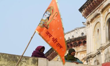 AYODHYA INDIA JANUARY 21. 2024 Ayodhya halkı Shri Ram Janmabhoomi Fotoğraf: Deepak Gupta Hindustan Times 