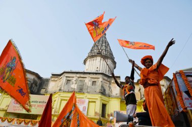 AYODHYA INDIA HAZİRAN 21 HAZİRAN 2024 Sadhu Shri Ram Janmabhoomi Fotoğraf: Deepak Gupta Hindustan Times 