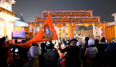 AYODHYA INDIA 21 HAZİRAN 2024 Ram Yolu 'ndaki Ram Tapınağı' nın Shri Ram Janmbhoomi Tapınağı Fotoğraf: Deepak Gupta Hindustan Times 