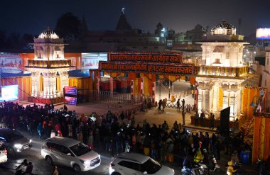 AYODHYA INDIA 21 HAZİRAN 2024 Ram Yolu 'ndaki Ram Tapınağı' nın Shri Ram Janmbhoomi Tapınağı Fotoğraf: Deepak Gupta Hindustan Times 