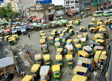9 Eylül 2024 'te Patna Junction' da Bihar hükümetinden gelen çeşitli talepleri desteklemek amacıyla Oto çekçek sürücülerinin grevi nedeniyle PATNA INDIA SEPTEMBER 9 2024 Santosh Kumar Hindustan Times