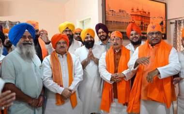 PATNA INDIA 7 Eylül 2024 BJP Ulusal Başkanı ve Sendika Sağlık Bakanı JP Nadda 7 Eylül 2024 'te Patna Saheb Gurudwara' yı ziyaret etti. Fotoğraf: Santosh Kumar Hindustan Times