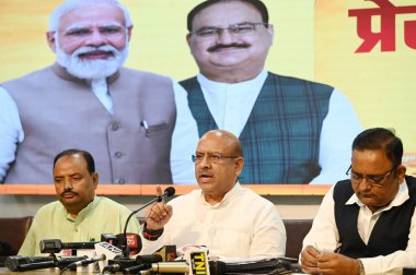 NEW DELHI INDIA SEPTEMBER 11 Eylül 2024 BJP lideri Vijender Gupta 11 Eylül 2024 tarihinde Yeni Delhi Hindistan Fotoğrafı: Arvind Yadav Hindustan Times