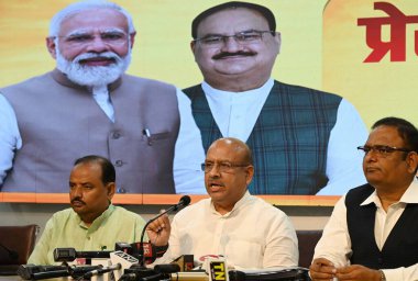 NEW DELHI INDIA SEPTEMBER 11 Eylül 2024 BJP lideri Vijender Gupta 11 Eylül 2024 tarihinde Yeni Delhi Hindistan Fotoğrafı: Arvind Yadav Hindustan Times