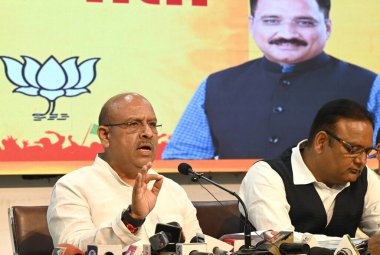 NEW DELHI INDIA SEPTEMBER 11 Eylül 2024 BJP lideri Vijender Gupta 11 Eylül 2024 tarihinde Yeni Delhi Hindistan Fotoğrafı: Arvind Yadav Hindustan Times