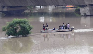 Yamuna Nehri 'nin su seviyesi 14 Temmuz 2023 