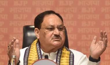 NEW DELHI INDIA 17 Temmuz 2023 Ulusal BJP Başkanı JP Nadda ve diğer liderler 17 Temmuz 2023 Yeni Delhi Hindistan Fotoğrafı: Sonu mehta Hindustan Times