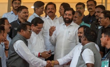 MUMBAI INDIA 17 HAZİRAN 2023 Maharashtra Baş Bakanı Eaknath Shinde 17 Temmuz 2023 'teki Muson oturumunun ilk gününde Hindistan' da Satish Bate Hindustan Times