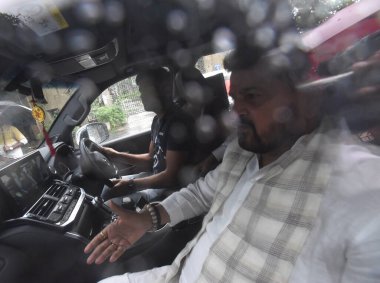 NEW DELHI INDIA 18 Temmuz 2023 Hindistan Güreş Federasyonu WFIchief ve BJP Milletvekili Brij Bhushan Sharan Singh, 18 Temmuz 2023 'te Rouse Avenue Court' a geldi. 