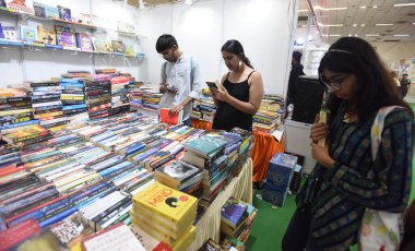 YENİ DELHI INDIA 29 HAZİRAN 2023 Hindistan Ticaret Teşvik Örgütü ITPOat 11 Nolu Pragati Meydan Salonu tarafından düzenlenen 27. Delhi Kitap Fuarı 'nı 29 Temmuz 2023' te Sonu Mehta Hindustan Times tarafından Yeni Delhi 'de ziyaret edildi.