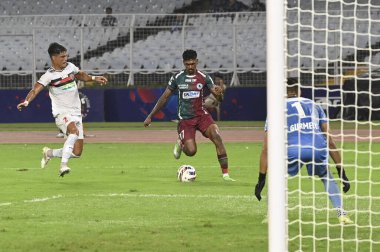 KOLKATA INDIA SEPTEMBER 23 2024 Liston Colaco Mohun Bagan SG ISL maçı sırasında Salt Lake Stadyumu 'nda 23 Eylül 2024 tarihinde Samir Jana Hindustan Times tarafından çekilmiştir.
