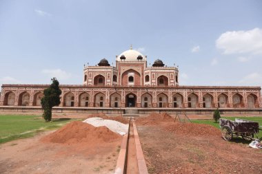 NEW DELHI INDIA 30 AĞUSTOS 30 2023 Humayuns Mezarı 30 Ağustos 2023 'te Yeni Delhi, Hindistan' da yapılacak G20 Zirvesi hazırlıkları öncesinde 