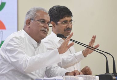 NEW DELHI INDIA 24 AĞUSTOS 24 2023 Chhattisgarh Başbakanı Bhupesh Baghel, 24 Ağustos 2023 'te Yeni Delhi Hindistan' da Sonu Mehta Hindustan Times