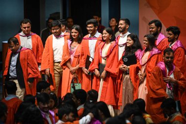 YENİ DELHI INDIA 12 AĞUSTOS 2023 Öğrenciler Hint Teknoloji Enstitüsü Delhi IIT Delhi Kongresine 12 Ağustos 2023 tarihinde Sanchit Khanna Hindustan Times tarafından çekilmiştir.
