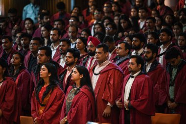 NEW DELHI INDIA AĞUSTOS 12 AĞUSTOS 2023 Hint Teknoloji Enstitüsü Kongresi 'ne katılan öğrenciler 12 Ağustos 2023' te Yeni Delhi 'de Delhi IIT Delhi' de Sanchit Khanna Hindustan Times