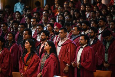 NEW DELHI INDIA AUGUST 12 2023 Students participate during 54th Convocation of Indian Institute Of Technology Delhi IIT Delhi on August 12 2023 in New Delhi India Photo by Sanchit Khanna Hindustan Times clipart