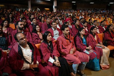 NEW DELHI INDIA AĞUSTOS 12 AĞUSTOS 2023 Hint Teknoloji Enstitüsü Kongresi 'ne katılan öğrenciler 12 Ağustos 2023' te Yeni Delhi 'de Delhi IIT Delhi' de Sanchit Khanna Hindustan Times