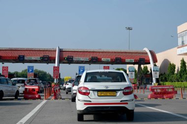 GREATER NOIDA INDIA AĞUSTOS 12023 Agra Greater Noida Yamuna otoyolunun 1 Ağustos 2023 'teki görüntüsü Büyük Noida Hindistan Fotoğrafı: Sunil Ghosh Hindustan Times 