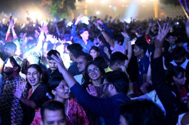 NEW DELHI INDIA Ekim 5 2024 Navaratri festivalinin 3. gününde Delhi Turizmi tarafından düzenlenen Büyük Dhyan Chand Stadyumu 'nda 5 Ekim 2024' te Salman Ali Hindustan Times