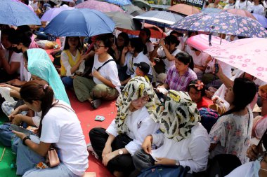 NEW DELHI, INDIA: 4 Haziran 2023 - Meitei halkı Manipur 'da devam eden şiddete karşı Jantar Mantar' da protestoya başladı.. 