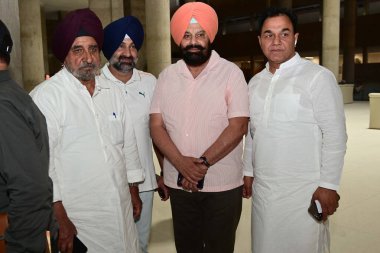 CHANDIGARH INDIA 19 Haziran 2023 Kongre MLA, 19 Haziran 2023 tarihinde Chandigarh Hindistan 'da Punjab Vidhan Sabha' nın genişletilmiş özel oturumunun ilk gününe katılacak. Fotoğraf: Ravi Kumar Hindustan Times