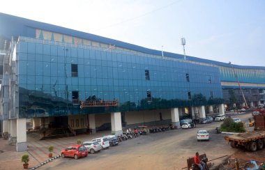 GHAZIABAD INDIA 26 Haziran 2023 Gaziabad şehir istasyonunun 26 Haziran 2023 tarihli görüntüsü Ghaziabad Hindistan Ulusal Başkent Taşımacılık Kurumu NCRTC yakında Delhi Gaziabad Meerut Bölgesel Bölgesi 'nin Delhi bölümünde çalışmalara başlayacak.