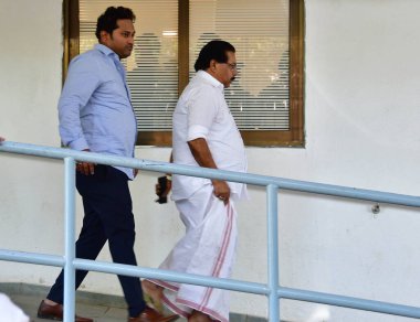 MUMBAI INDIA Mayıs 3 2023 Kerala Milliyetçi Kongre Partisi başkanı NCP C Chacko, 3 Mayıs 2023 tarihinde Mumbai Hindistan 'da Bhushan Koyande Hindustan Times tarafından çekilmiştir.