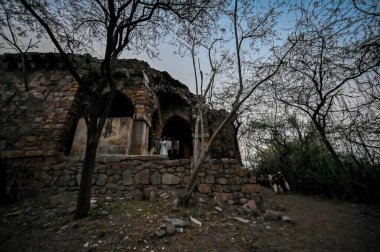 NEW DELHI INDIA MAY 6 2023 Delhi tourism department will start haunted walks at the Tughlaq era monument Malcha Mahal in central Delhis Chanakyapuri from Sunday on May 6 2023 in New Delhi, India  clipart