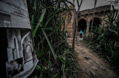 NEW DELHI INDIA MAY 6 2023 Delhi tourism department will start haunted walks at the Tughlaq era monument Malcha Mahal in central Delhis Chanakyapuri from Sunday on May 6 2023 in New Delhi, India  clipart