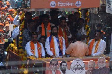 28 Ekim 2024 Maharashtra başbakanı ve Kopri Panchapakhadi seçmen adayı Eknath Shinde, 28 Ekim 2024 tarihinde Thane India 'da seçim adaylığı formunu doldurmak için ortaya çıktı. Maharashtra Meclisi seçimleri